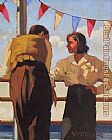 Jack Vettriano Couple On The Promenade painting